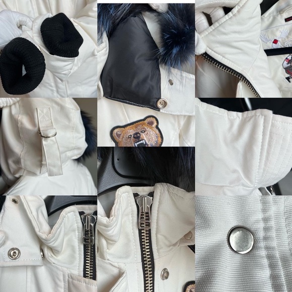 Authentic Moose Knuckles limited edition Down long parka hoody with real Fur - Picture 14 of 17